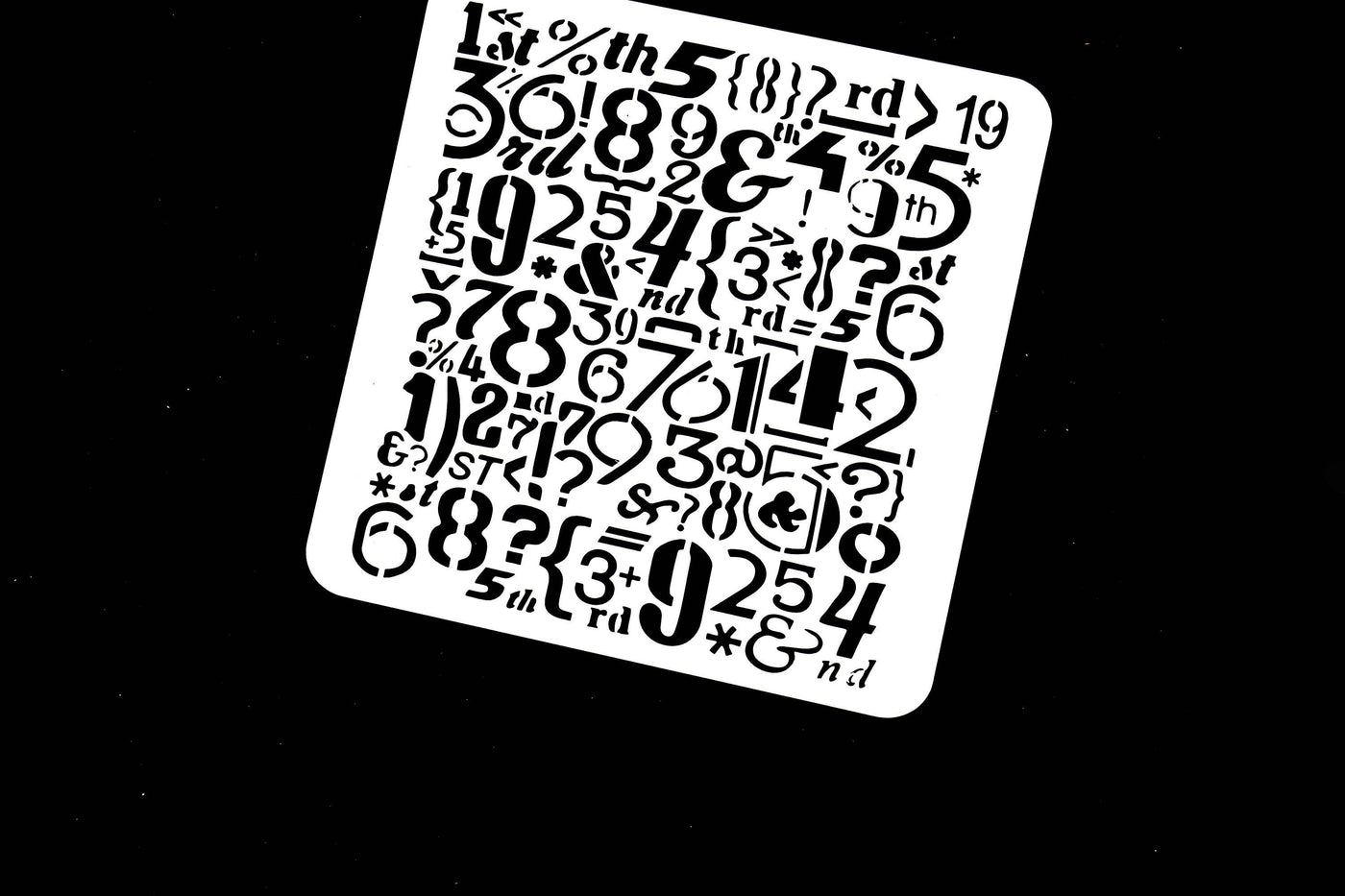 Number  stencil /date Journal Stencil /Notebook Stencil/ symbol stencil /Bullet Journal Stencil/ plastic Stencil