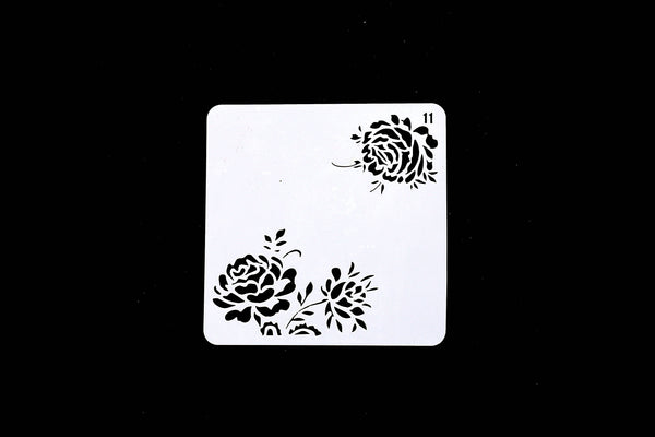 Rose   stencil /flower Journal Stencil /Notebook Stencil/ beautiful rose stencil /Bullet Journal Stencil/ plastic Stencil