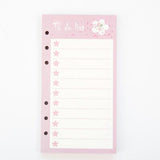 A5 / size  Cherry Blossom (Sakura)  Planner insert / Monthly Inserts/ grid insert /line insert/weekly insert /To do list/blank  planner