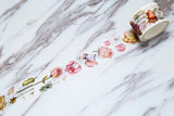 Rose Washi Tape/ flowers  Washi Tapes/Japanese washi Tape/Decorative Stickers /flowers Masking tape/