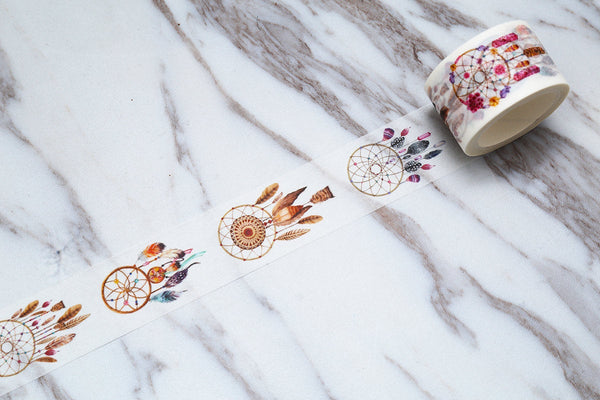 Dreamcatcher Washi Tape/Feather  Washi Tape/ Pretty Feather Dream Catcher Washi Tape/ DIY  scrapbook washi tape