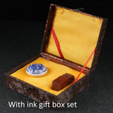 Engraved Dragon Chinese Chop Stone Seal /stone  Stamp/ Personalize With Your Name stone stamp/wedding box gift set