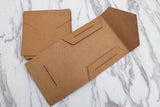 Recycled  Rigid Kraft Paper 3 CD Sleeves /Kraft sleeves /kraft envelope /CD envelopes