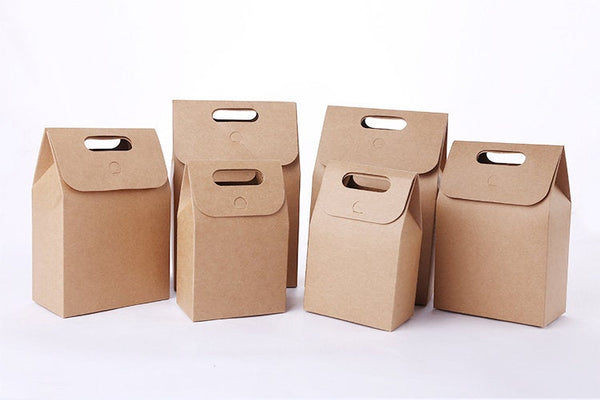 Kraft wedding favor bags /Gift package / Wedding favors/Kraft Paper Bags with Handle