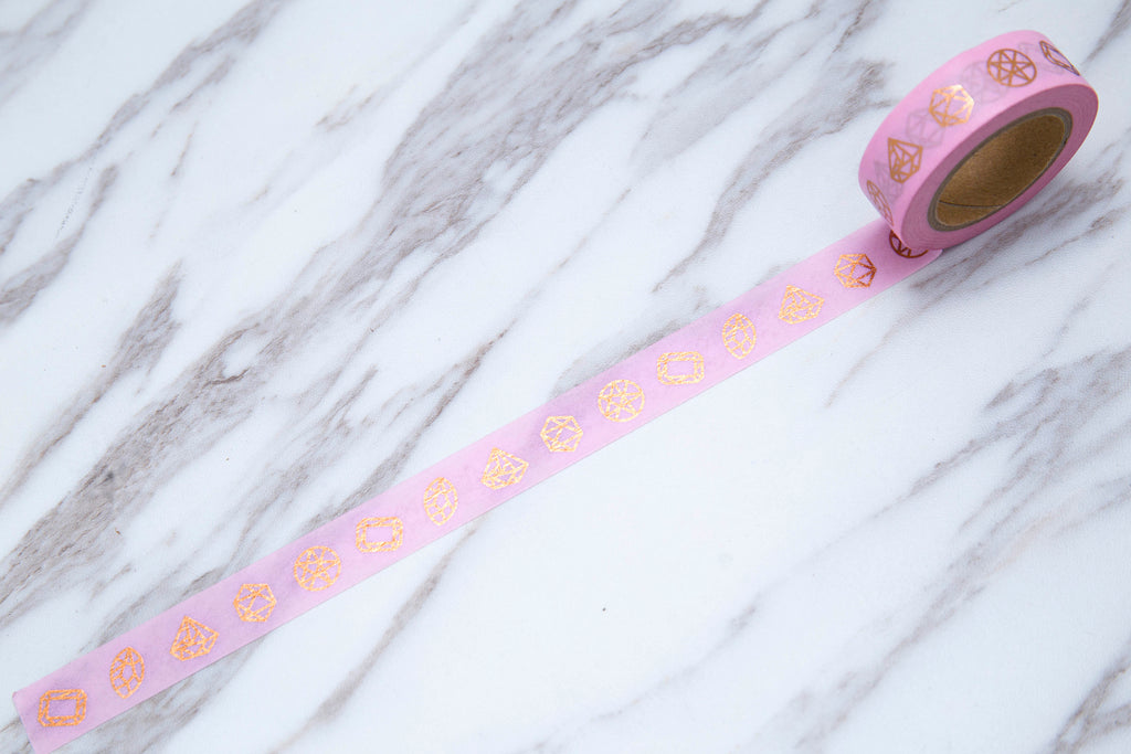 Pink Diamond Washi Tape/Diamond Washi Tape/Japanese washi Tape/Decorative Stickers /Canberra Masking tape/