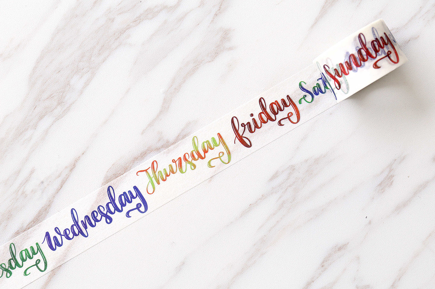 My week Washi Tape/Seven days  gift  Washi Tape/colorful monday to friday  Washi Tape/birthday Washi Tape / masking tape/gift wrapping tape
