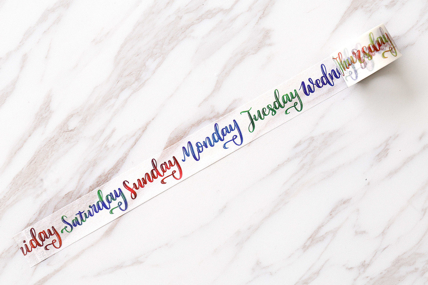 My week Washi Tape/Seven days  gift  Washi Tape/colorful monday to friday  Washi Tape/birthday Washi Tape / masking tape/gift wrapping tape