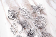 leaves  Clear Rubber Stamp/maple  leaves  Clear Stamp/cute leaves transparent clear stamp/beautiful leaves  clear stamp