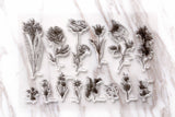 cute flowers  Clear Rubber Stamp/beautiful rose  Clear Stamp/lris peony ,poppy, tulip transparent clear stamp/lily many beautiful flowers