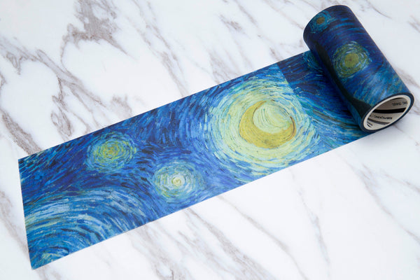 Starry Night Washi Tape  / Van Gogh Inspired washi tape/wide washi tape / deco washi tape/  japanese washi tape/Planner Supplies