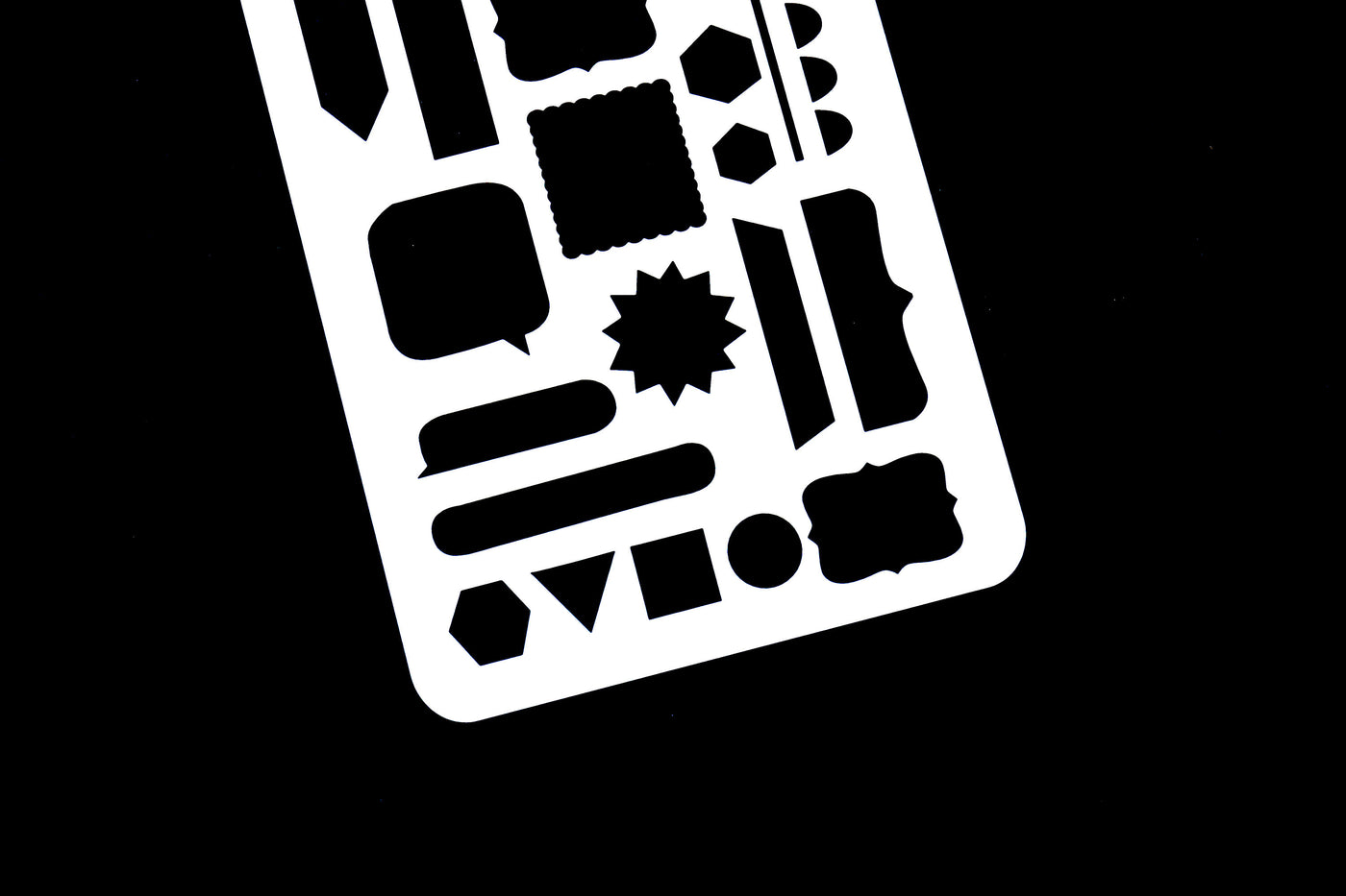 geometrical figure Journal Stencil /sun Notebook Stencil/ stencil /flag stencil /Bullet Journal Stencil/ plastic Stencil
