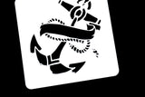 Anchor Stencil/ Rope Plastic Stencil /Bullet Journal Stencil/Anchor  Stencil Journal /Scrapbook Stencil