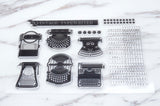 Vintage Typewriter Stamp/ Character Table  Transparent Stamp/  Type Font  Rubber Stamp/