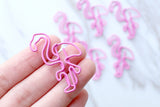 6PCS Flamingo  shaped paper clips/pink Flamingo  paper Clip/Binder Clips/ Office Supplies