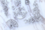 flower clear stamp/ thank you  Transparent Stamp /Bamboo  clear stamp / Bullet Journal Stamp/lantern and flowers  clear stamp/Fan stamp