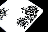 rose  stencil /Three Roses stencil /flower Journal Stencil /Notebook Stencil/cute flower  stencil /Bullet Journal Stencil/ plastic Stencil