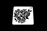 rose  stencil /flower Journal Stencil /Notebook Stencil/cute flower  stencil /Bullet Journal Stencil/ plastic Stencil