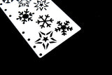 winter Bullet Journal Stencil/Snowflake stencil /Notebook Stencil/ snowflake  Bullet Journal Stencil/party stencil / plastic Stencil