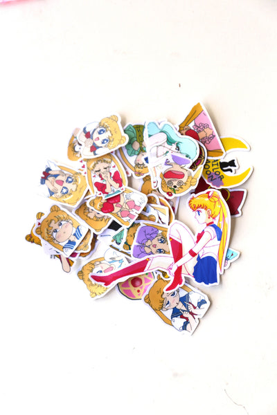 Sailor Moon girls sticker set/ Planner Stickers/ Filofax Stickers/Lap top stickers/Scrapbook Sticker/OS061