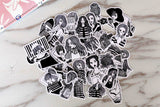 beautiful girls  Planner Stickers/unique hairstyle sticker set// Filofax Stickers/Lap top stickers/Scrapbook Sticker