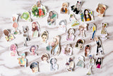 unique hairstyle sticker set/beautiful girls  Planner Stickers/ Filofax Stickers/Lap top stickers/Scrapbook Sticker