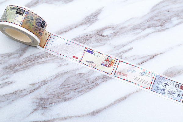 Airmail  Washi Tape /retro air mail washi tape/ travelling Masking tape/ Japanese washi tape/Planner Supplies/OT056