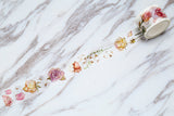 Rose Washi Tape/ flowers  Washi Tapes/Japanese washi Tape/Decorative Stickers /flowers Masking tape/