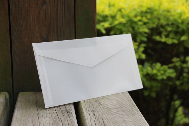 Rectangle Transparent Envelopes /wedding invitation envelopes