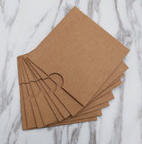 kraft paper sleeves /Recycled  Rigid Kraft Paper 3 CD Sleeves /Kraft sleeves /kraft envelope /CD envelopes