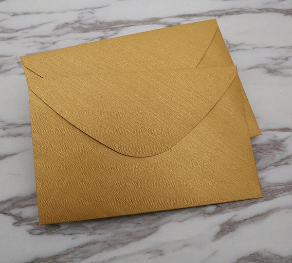 25pcs Rectangle gold color paper  Envelopes /wedding invitation  envelopes /  Envelopes/gift packing