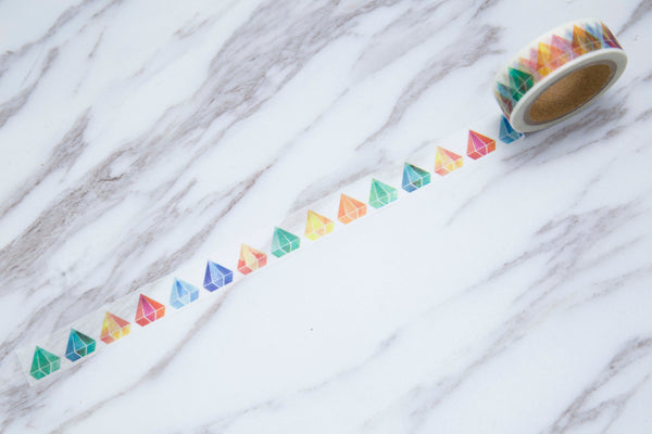 colorful  Diamonds Washi Tape/Diamond Washi Tape/Japanese washi Tape/Decorative Stickers /Canberra Masking tape/
