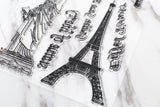 Eiffel Tower clear stamp /Golden gate bridge  Transparent Stamp/ Eiffel Tower Rubber Stamps/statue of liberty travel clear stamp