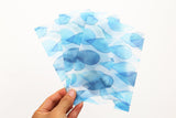 Blue Teardrop  clear envelopes /vitage clear Envelopes /Teardrop  Clear Envelopes /A2 Glassine Envelopes