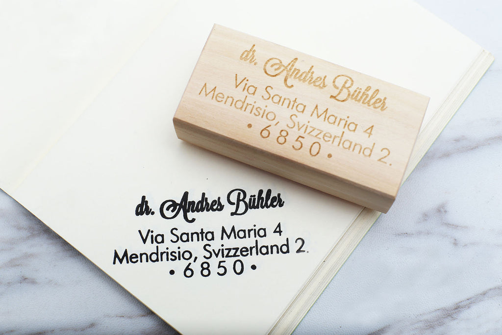 Custom Stamp for Business, Personal or Weddings/Custom Rubber Stamp/ D –  DokkiDesign