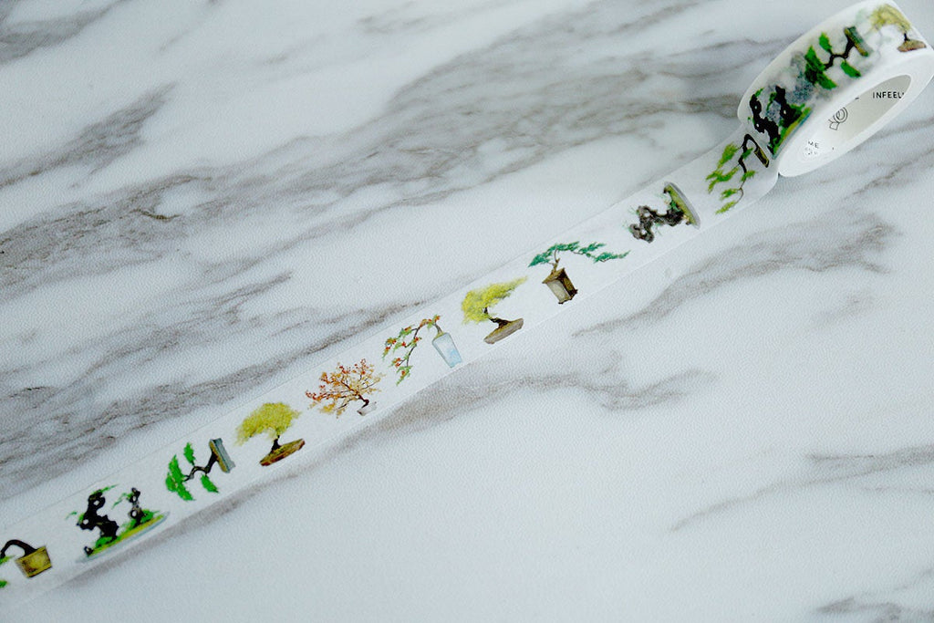bonsai  Washi Tape / Series Natural Washi Tape Bonsai Tree / Masking tape/ japanese washi tape/Planner Supplies/
