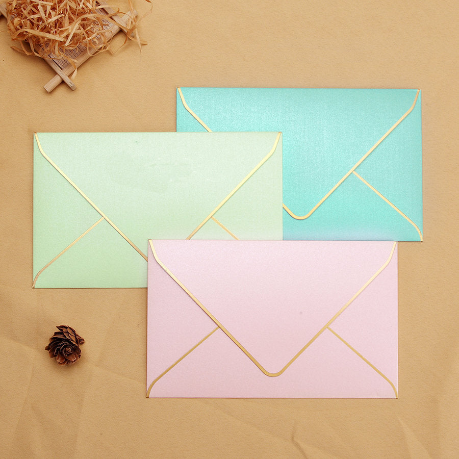 Macarons colors wedding envelopes /Sky blue envelope for wedding /Ligh –  DokkiDesign