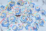 blue cute penguin  Stickers set/beautiful penguin  Planner Stickers/ Filofax Stickers/Lap top stickers/Scrapbook Sticker