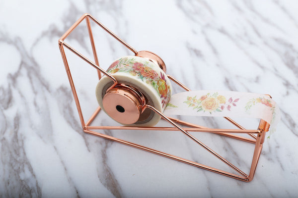 rose gold Tape Dispenser/ minimalist tape dispenser/rose gold  office desk accessory/ office gift modern desk decoration  dispenser
