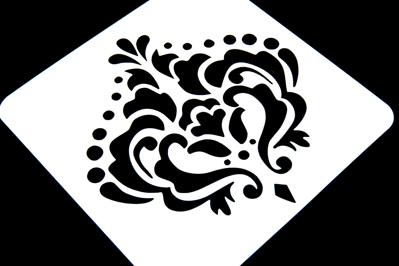 Victorian decor stencil /fleur de stencil /Notebook Stencil/cute flower  stencil /Bullet Journal Stencil/ plastic Stencil