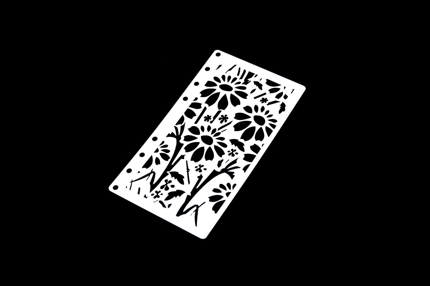 Daisy stencil //flower Bullet Journal Stencil /Notebook Stencil/ snowflake  Bullet Journal Stencil/party stencil / plastic Stencil