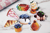 Sweet Dessert  stickers set/ cake Planner Stickers/ Filofax Stickers/Lap top stickers/Scrapbook Sticker/birthday stickers