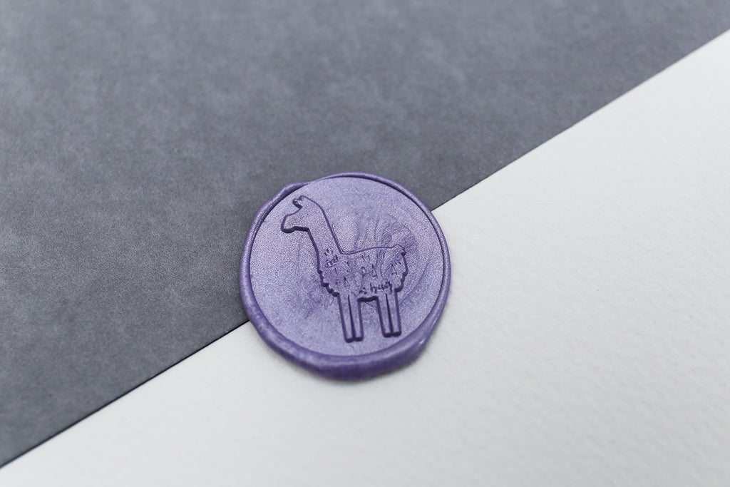 Alpaca Wax Seal Stamp/ Cute Llama Wax Seal tool kit/Personalized Wax Seal Stamp/cute sealing /birthday or wedding  gift box set