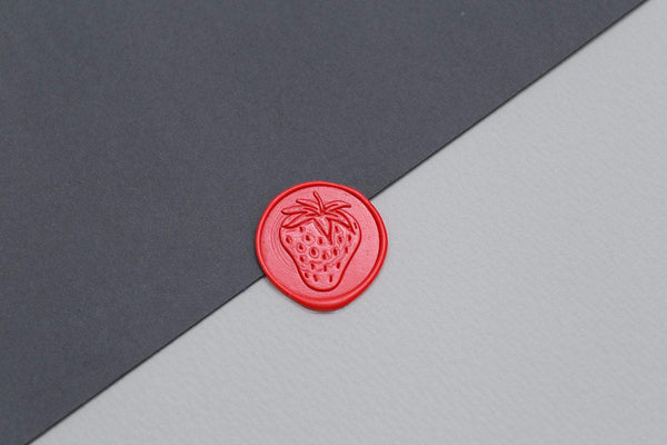 Strawberry Wax Seal Stamp/berry Wax Seal Stamp/girl first birthday party seal/sweet strawberry wedding wax seal kit