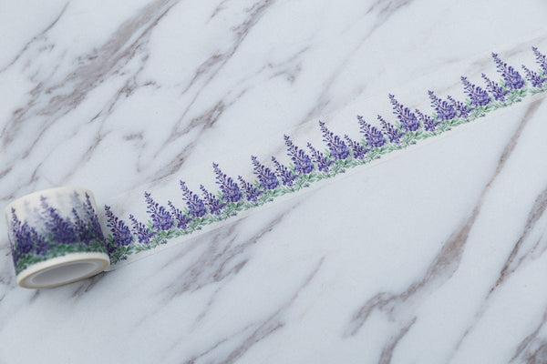 Lavender washi tape/purple Wheat field washi tape/field scene wahsi tape/japanese washi tape