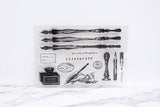 Pen clear Stamp/ ink calligraphic pen Rubber Stamp/ wax stamp Clear Transparent Stamp/ stationery clear stamp