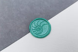Nautilus Spiral Wax Seal Stamp/ Spiral Wax Seal Stamp/cute sealing stamp/beach wedding  gift box set