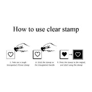 Scissors clear Stamp/ Stationery Rubber Stamp/tape  Clear Transparent Stamp/ binder clear stamp,stamp