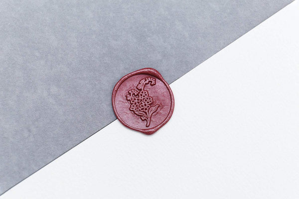 Forget me not the flower Wax Seal Stamp/wild flower Wax Seal Stamp/ wedding invitation wax stamp/gift for fitness lover