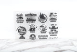 Vocation Clear Rubber Stamp/Time to travel Clear Stamp/Travel season clear stamp