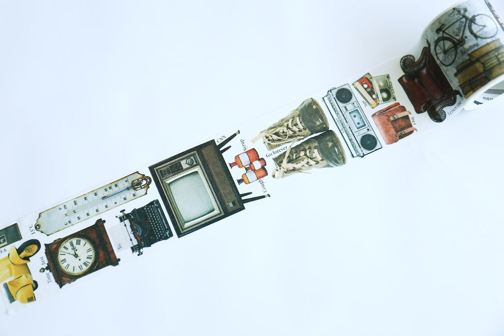Retro Life Washi Tape/ Vintage Washi tape / Life Masking tape/ japanese washi tape/Planner Supplies